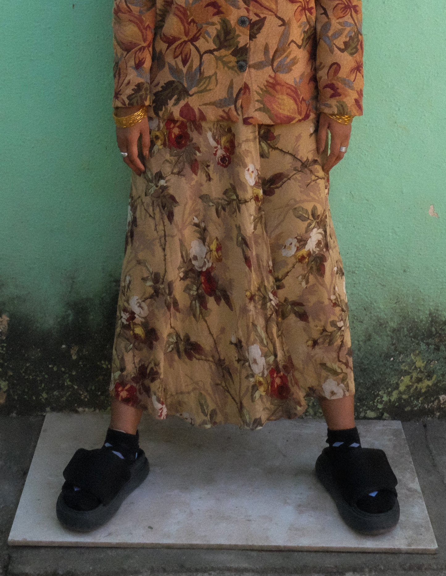 Vintage Emanuel Ungaro Floral Skirt
