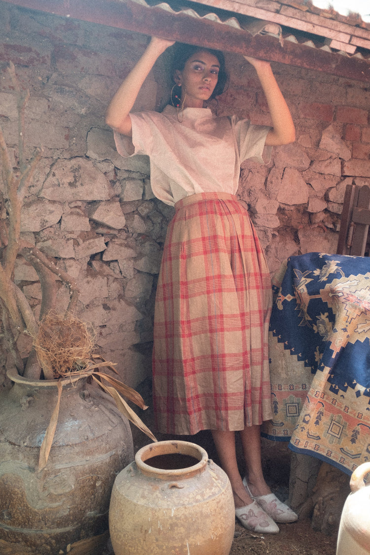 Vintage - Calvin Klein - Plaid Skirt