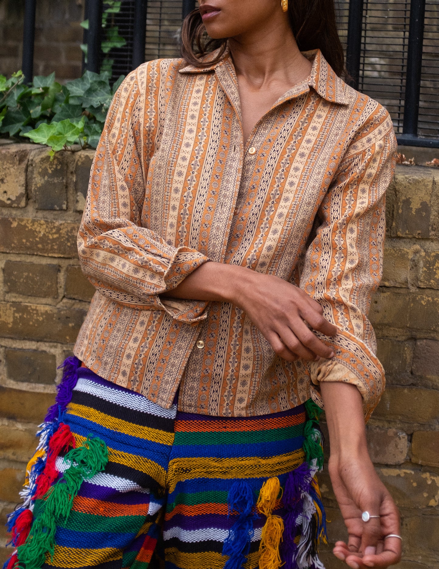 1980s Mustard shirt