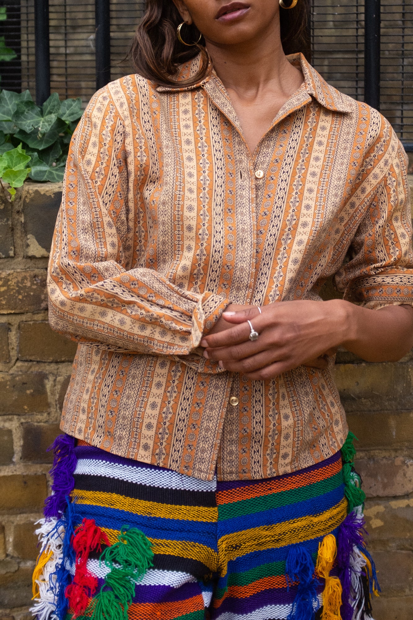 1980s Mustard shirt
