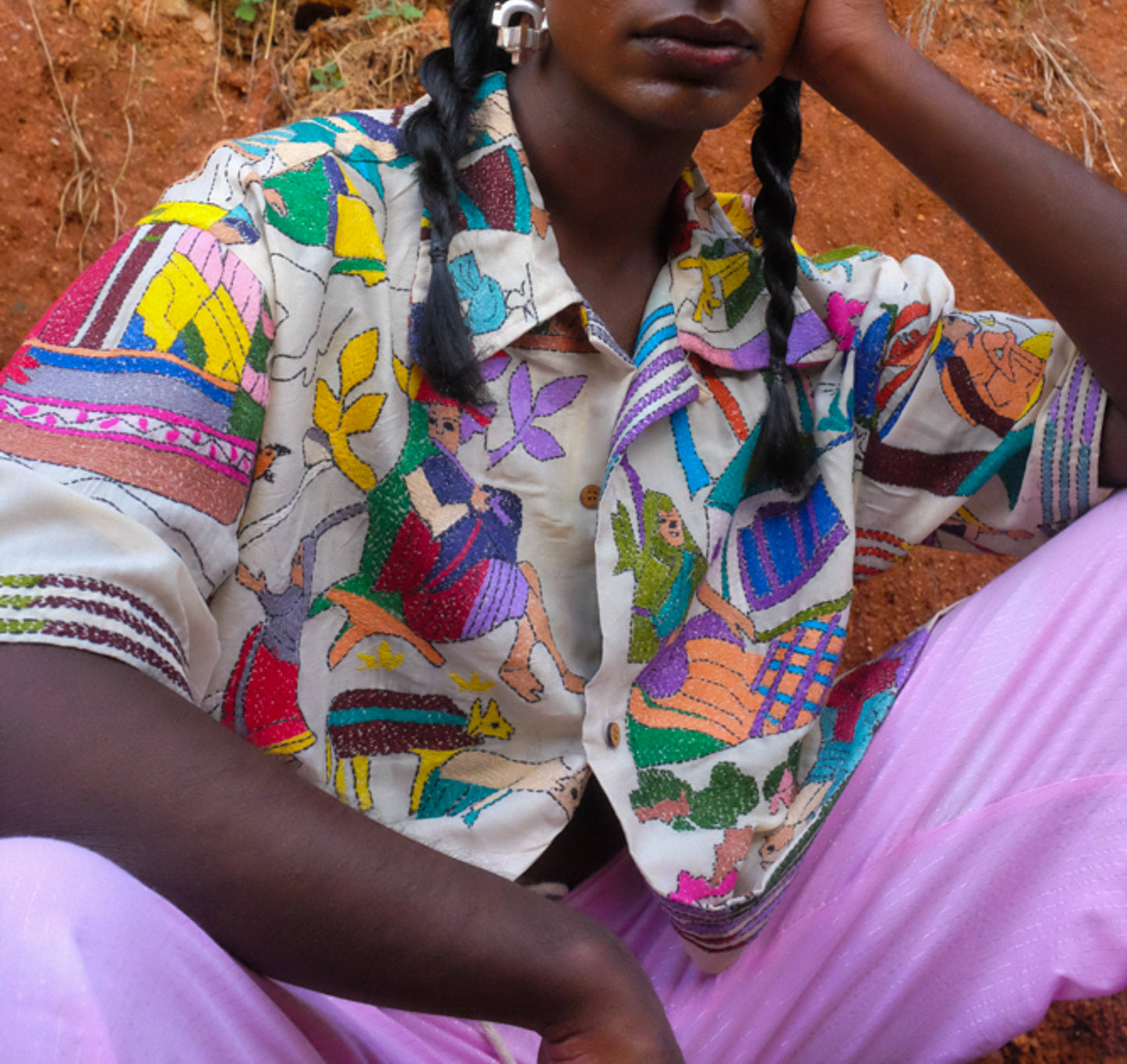 Village Kantha Shirt