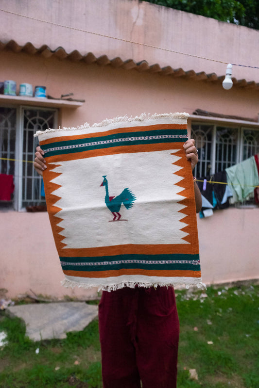 PEACOCK DHURRIE