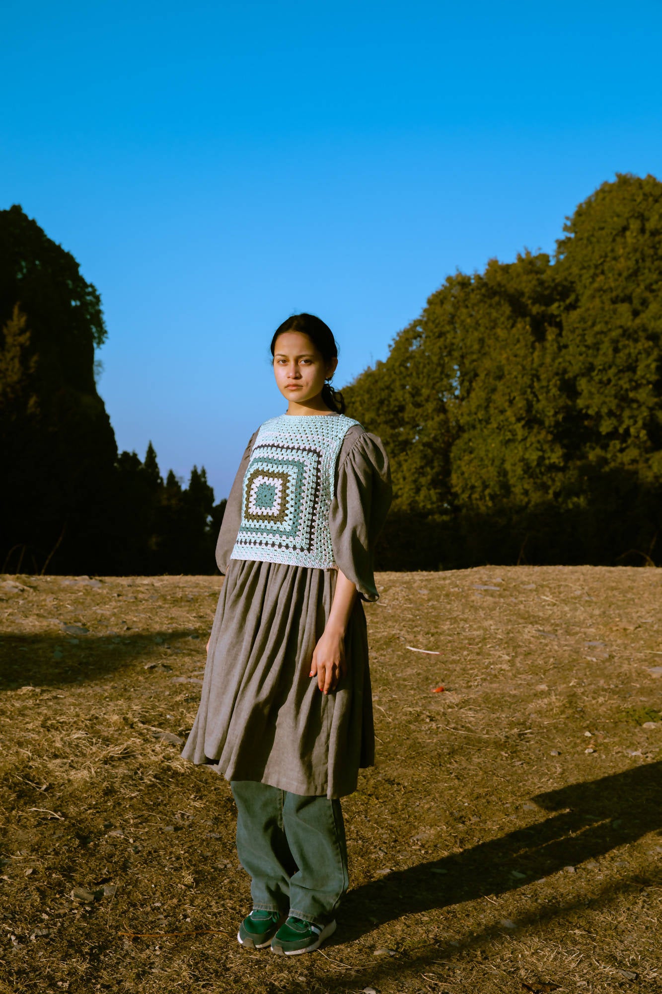 ADHORA BLUE GREEN VEST