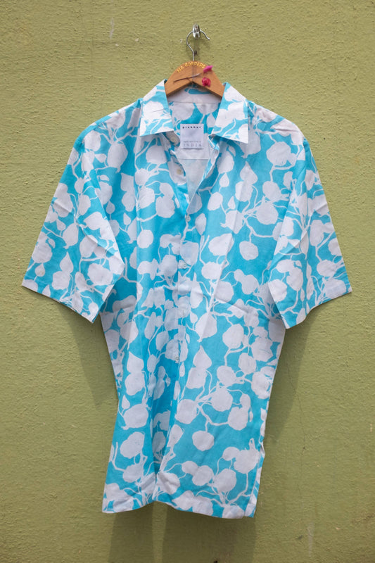 ARCTIC BLUE FLORAL SHIRT