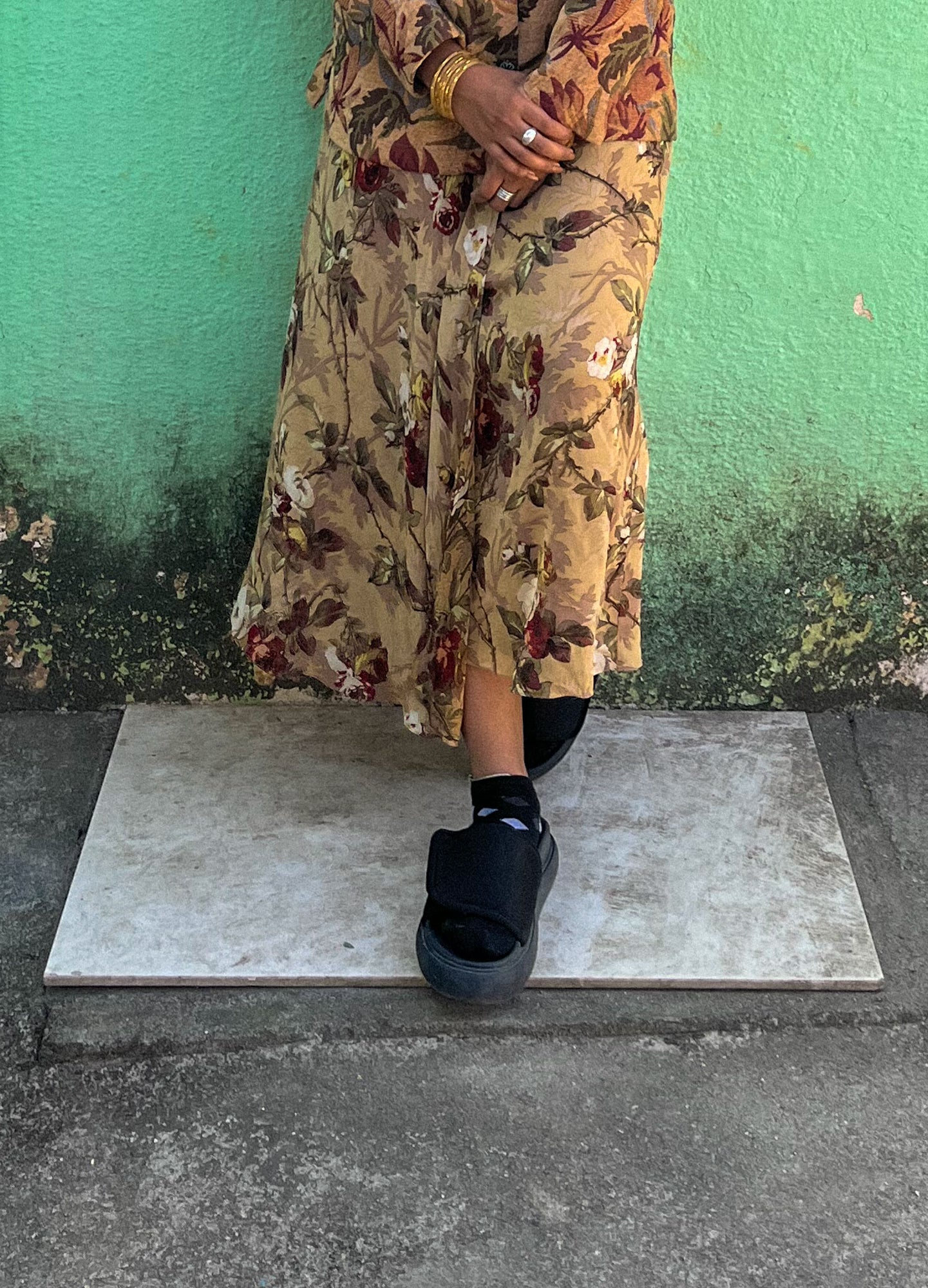Vintage Emanuel Ungaro Floral Skirt
