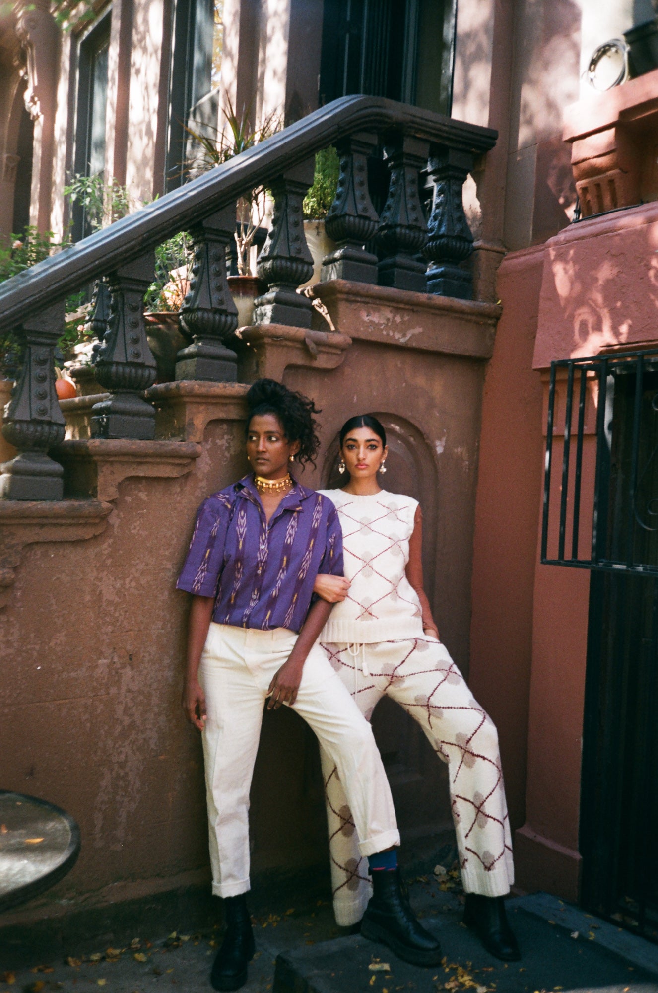 Purple Ikat Shirt