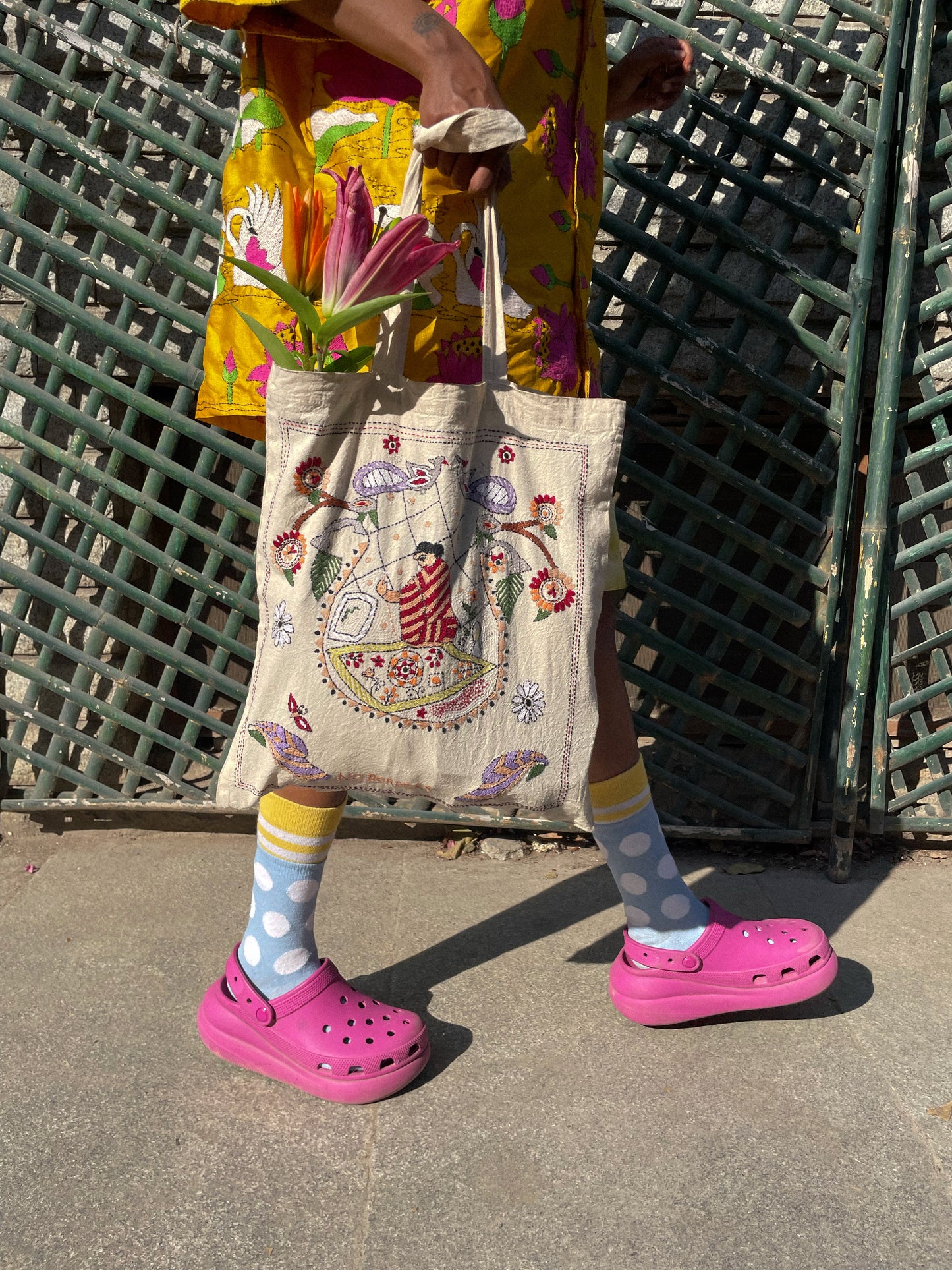 Kantha Woman Tote