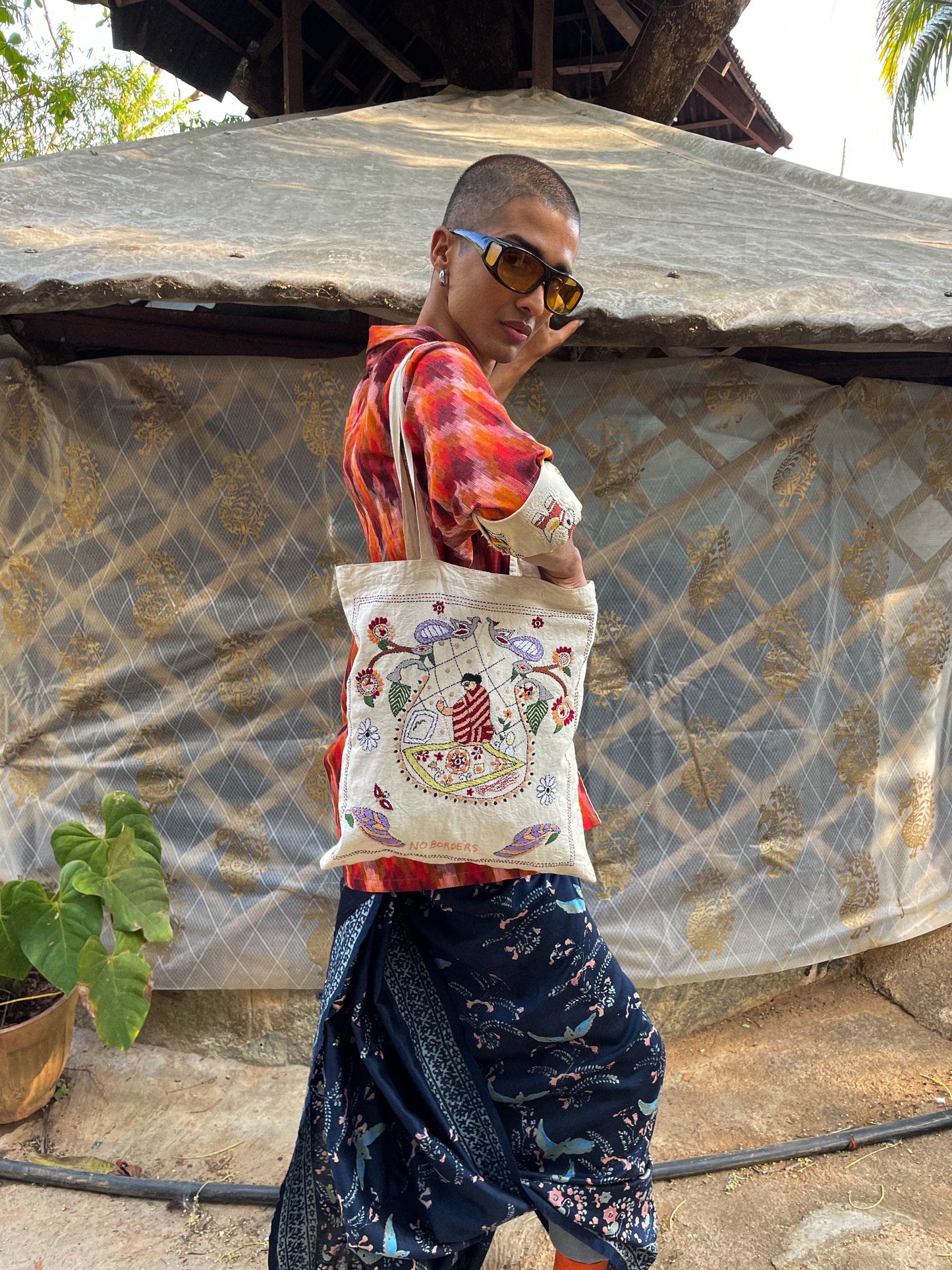 Kantha Woman Tote