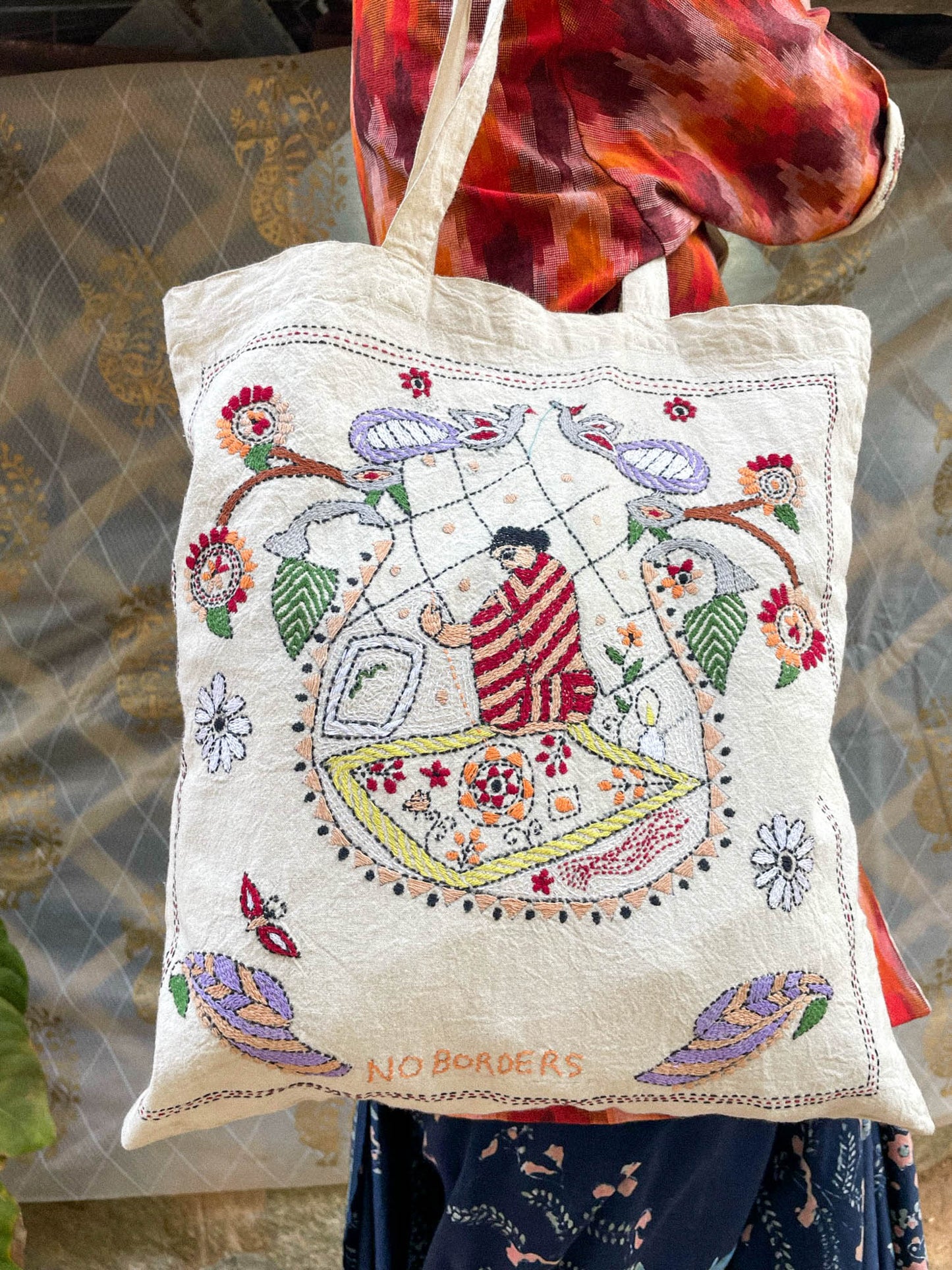 Kantha Woman Tote