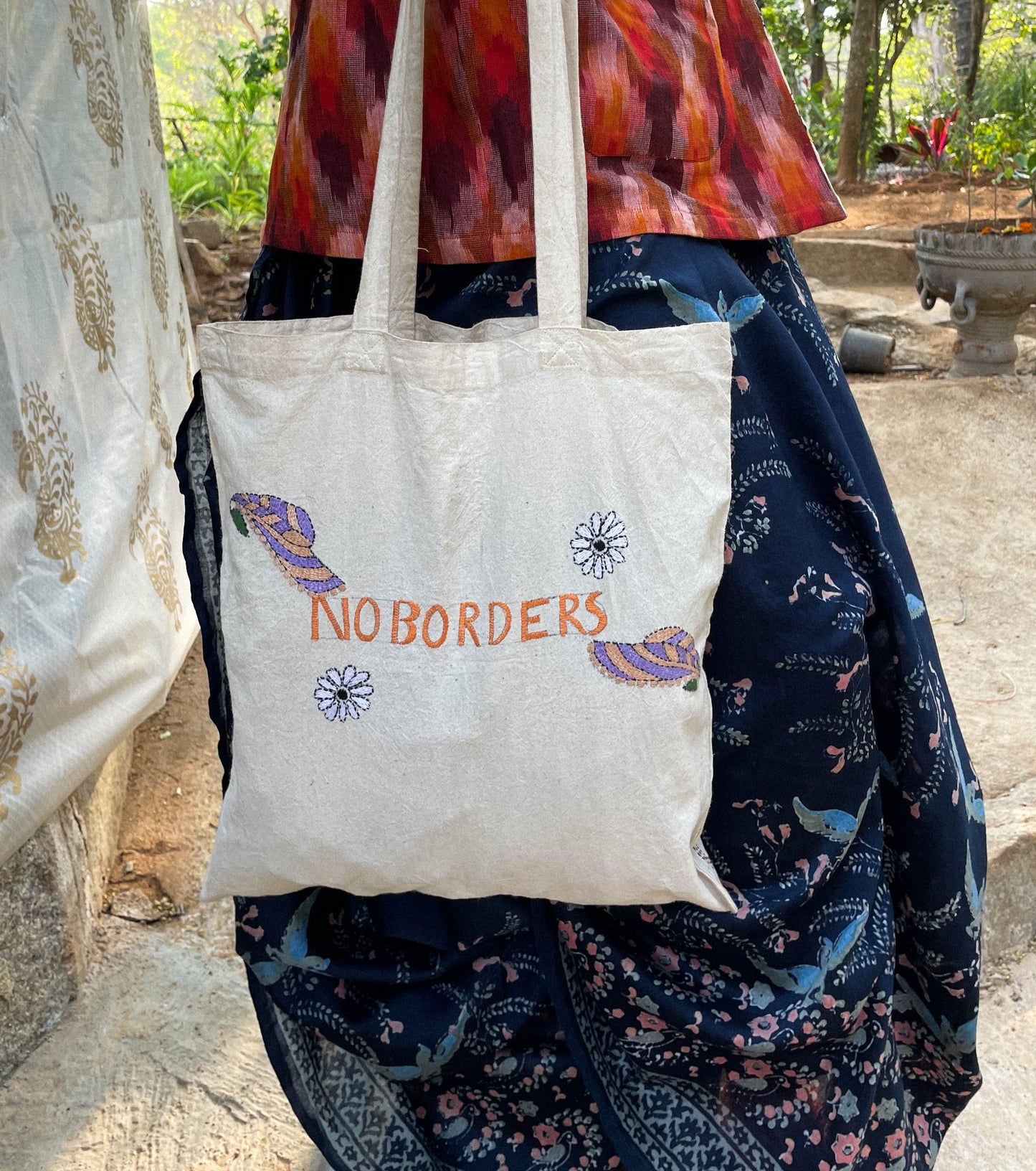 Kantha Woman Tote