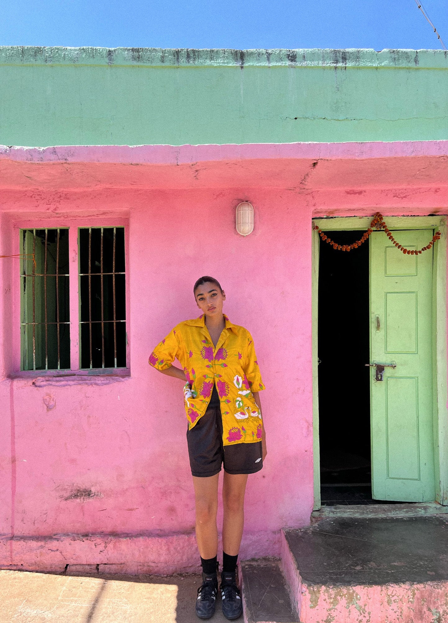 Lotus Kantha Shirt