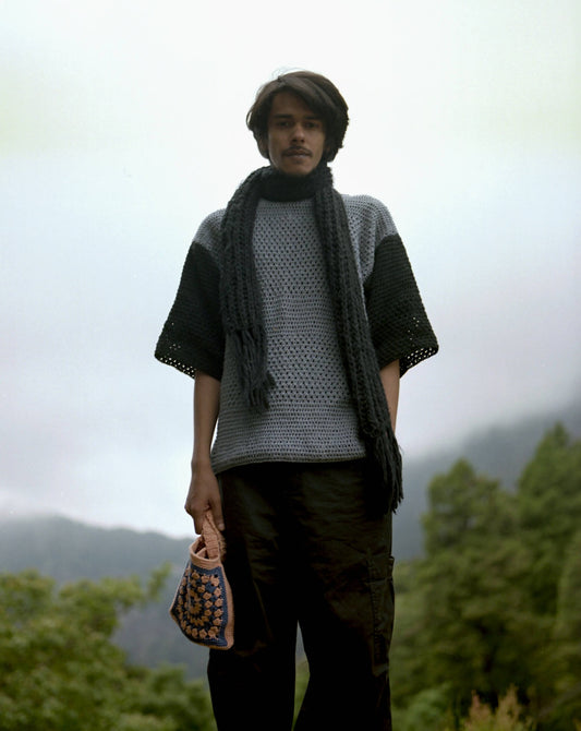 Chakouri Pure Cotton Crochet Top