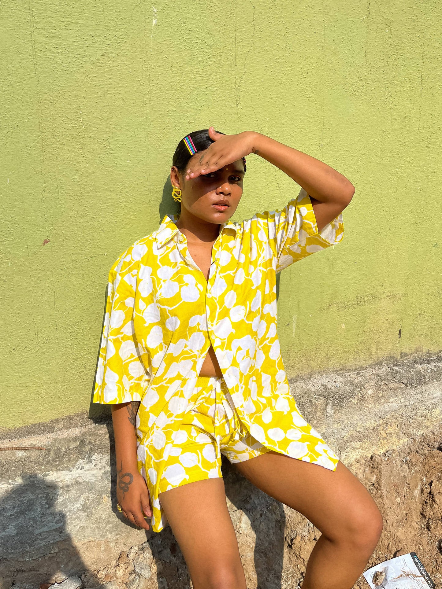 DAFFODIL FLORAL SHIRT