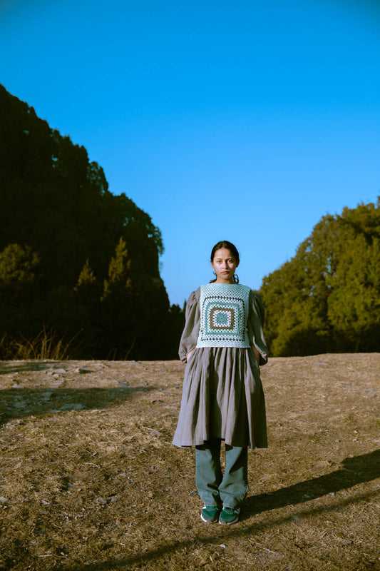 ADHORA BLUE GREEN VEST