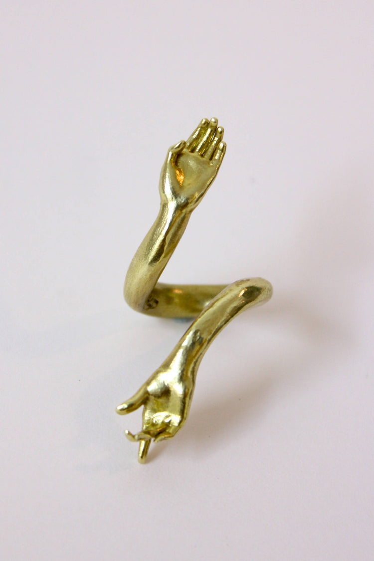 MUDWRAP RING 24KT Gold Vermeil