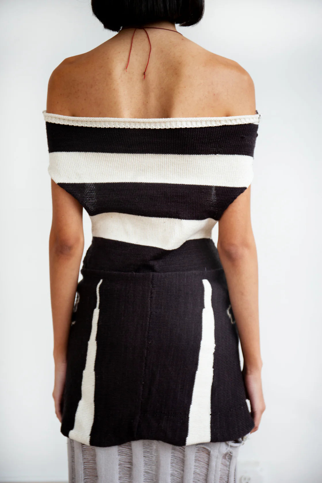 Off Shoulder Ink Dress