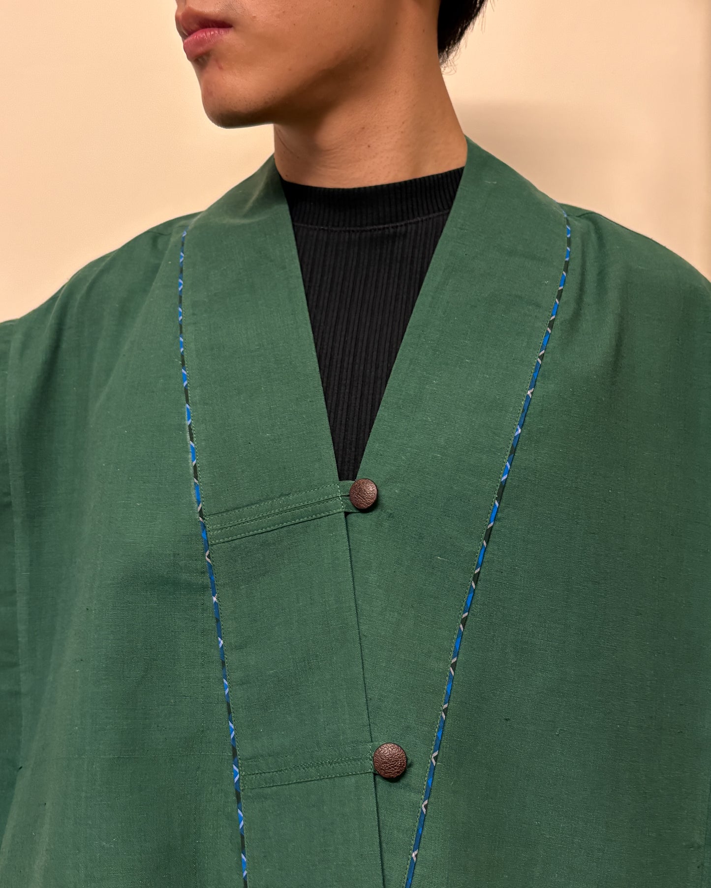 Box Shacket Green