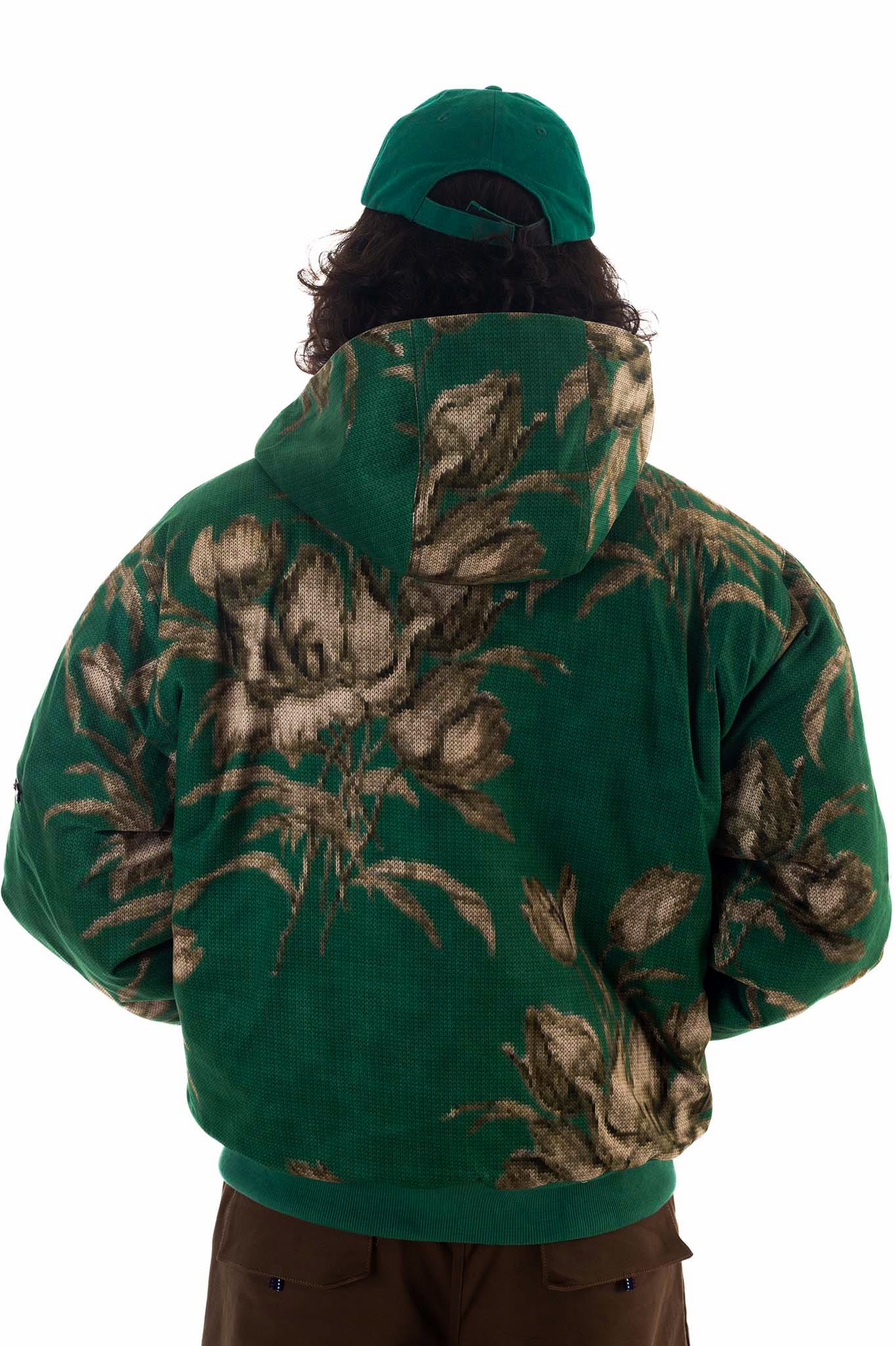 Trompe L'oeil Bomber Jacket Green