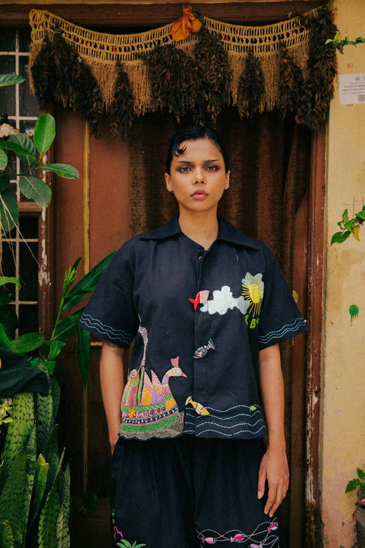 Kantha Boat Shirt