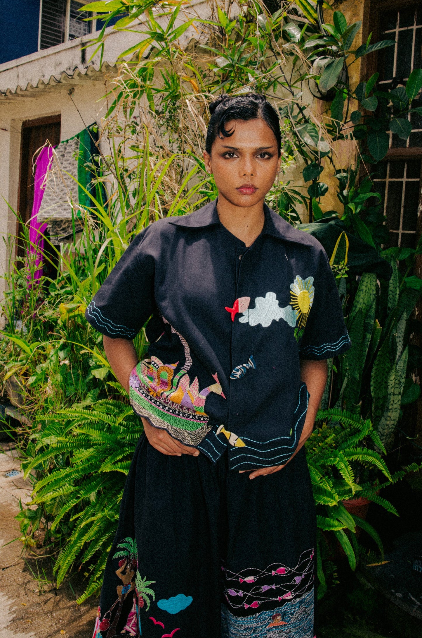 Kantha Boat co-ord Set