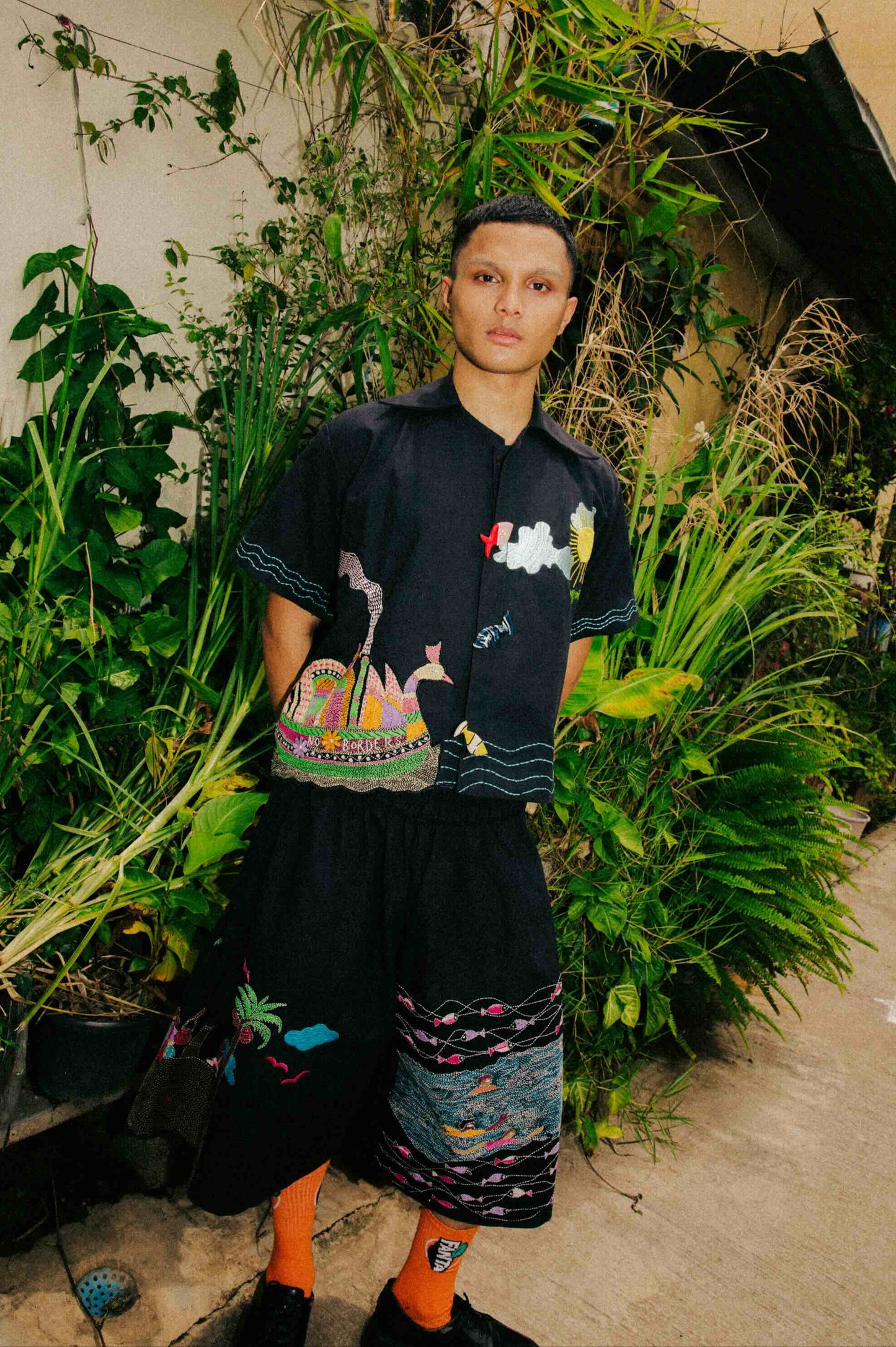 Kantha Boat Shorts