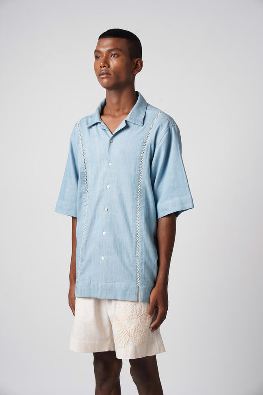 Light indigo shirt