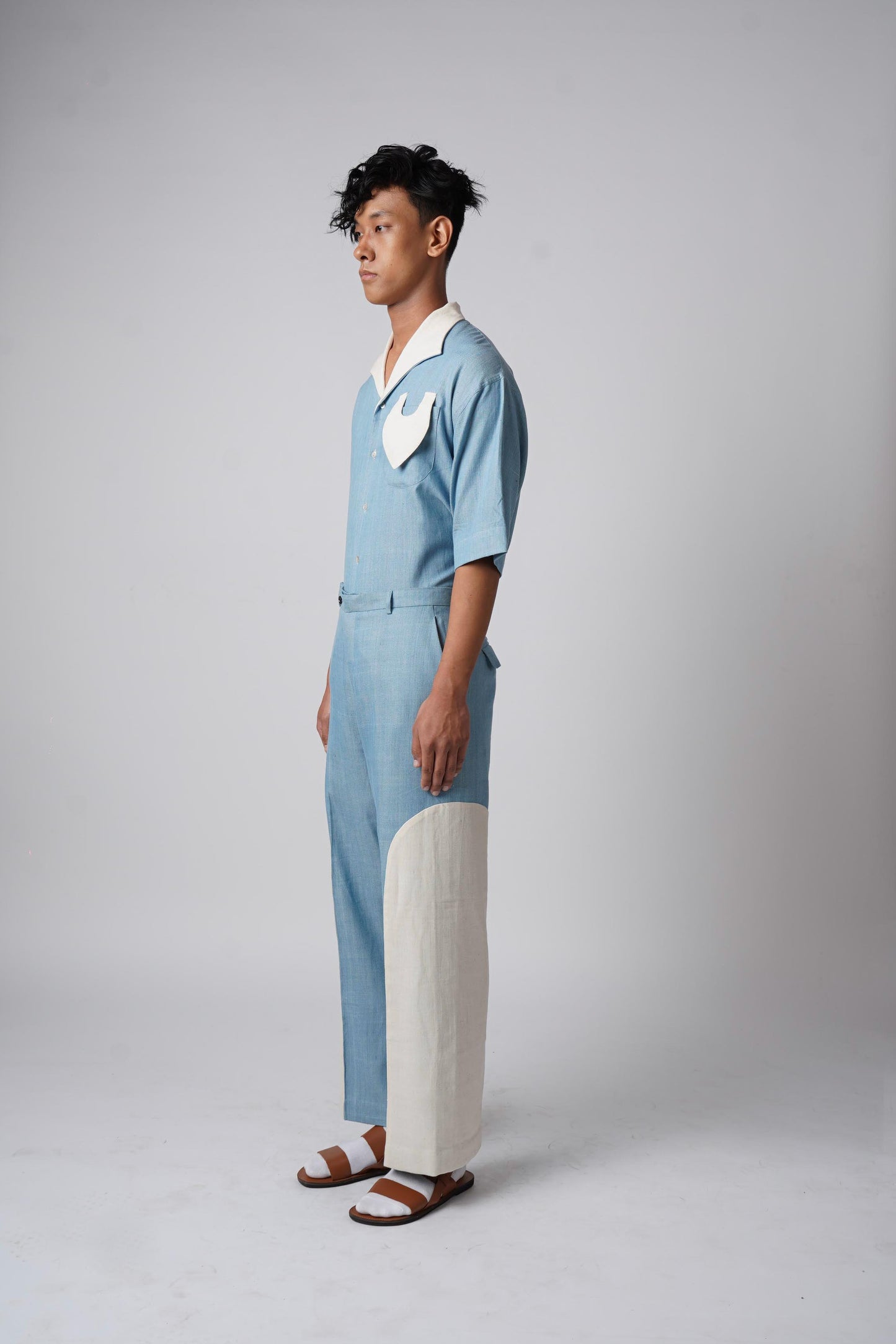 Urban color blocked pants