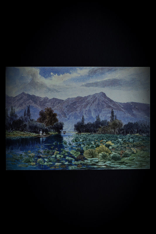 Daak Art Print - Dal Lake by Colonel George Strahan
