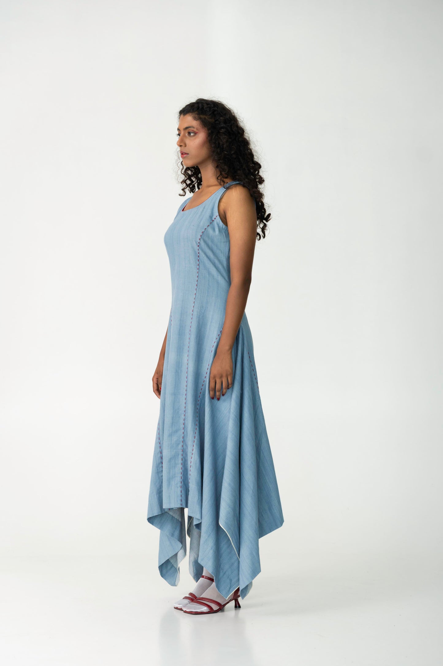 Statement godet dress