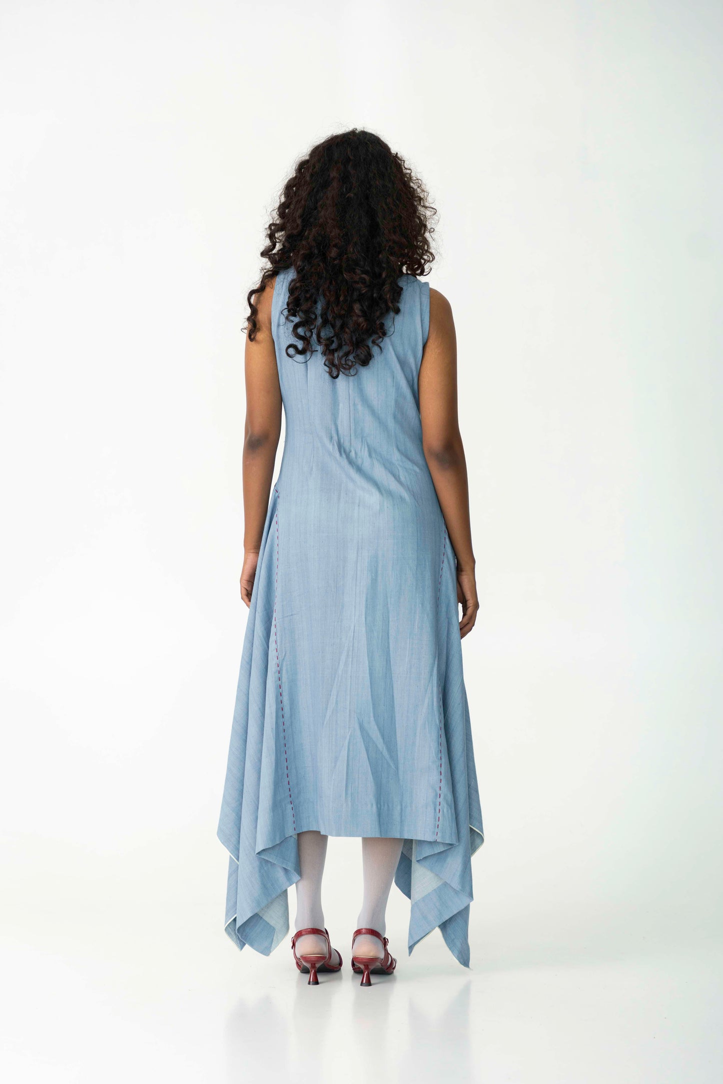 Statement godet dress