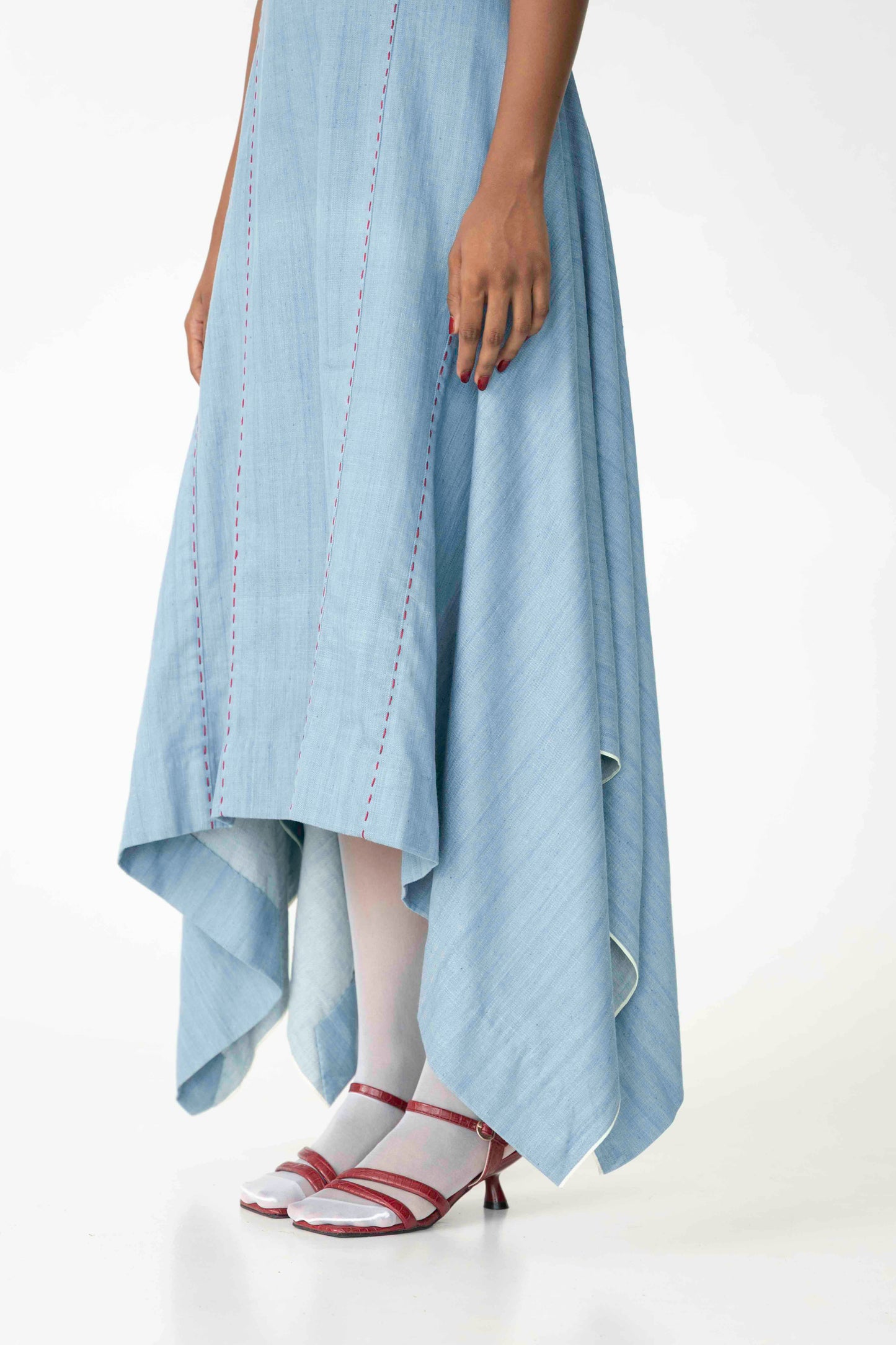 Statement godet dress