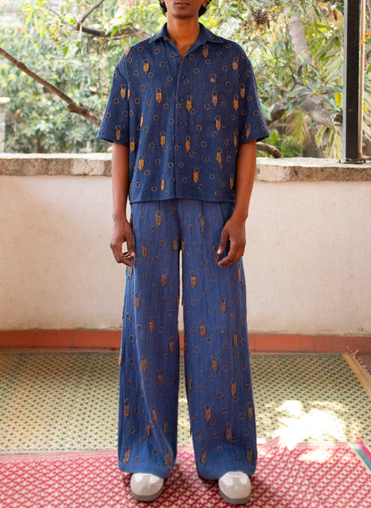 No Borders x Kula Indigo trousers