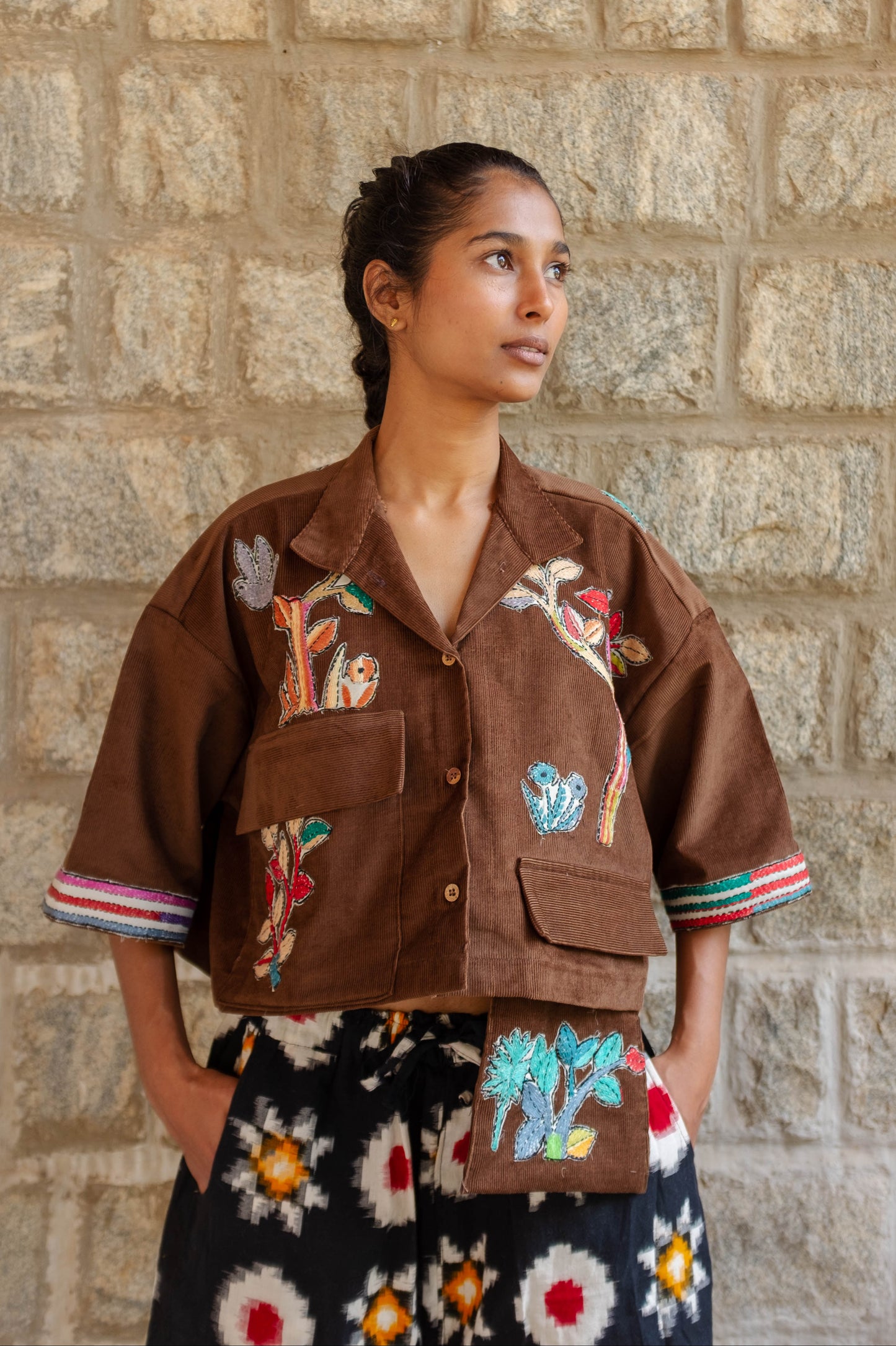 Kantha Nature Corduroy crop