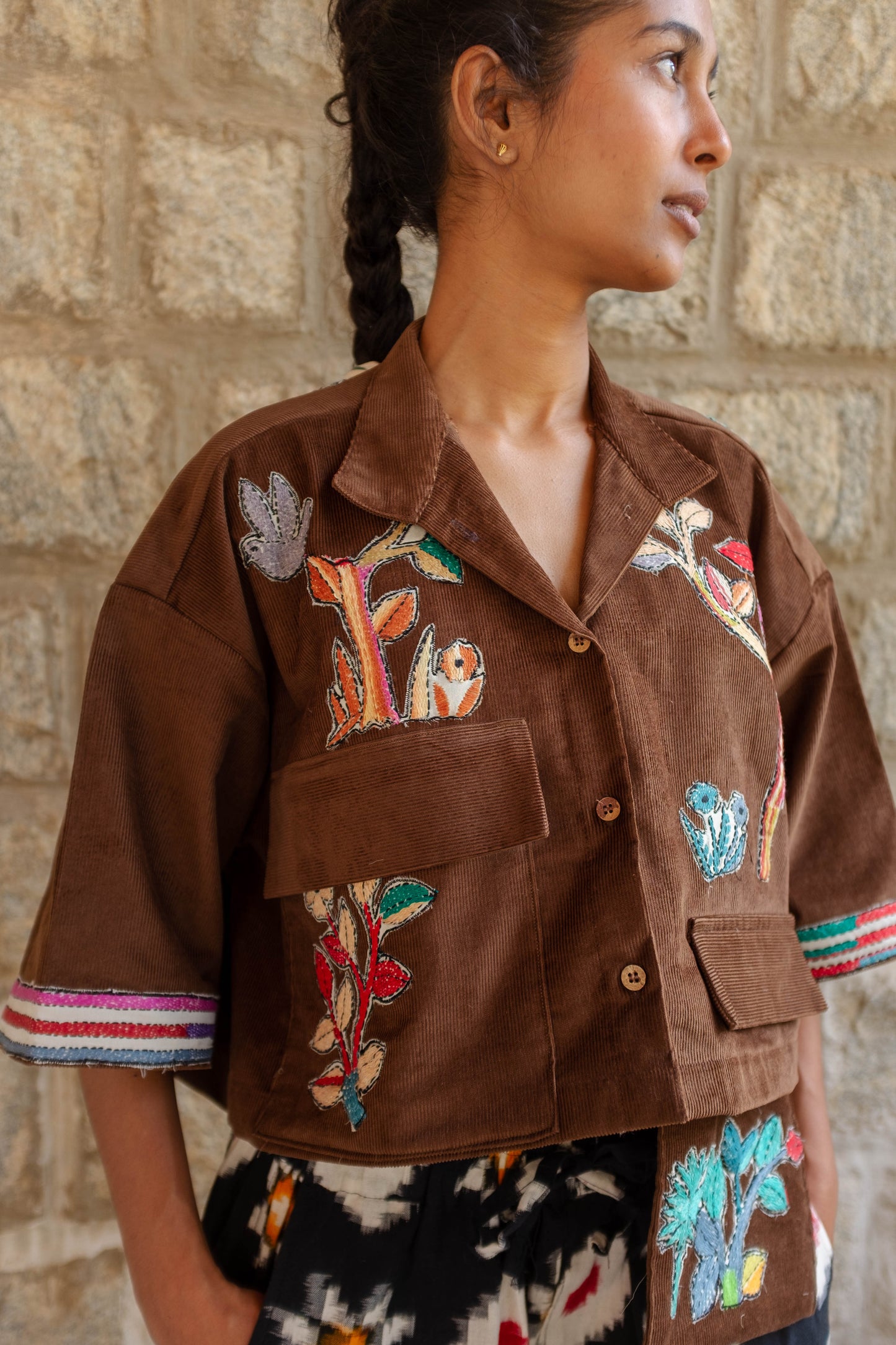 Kantha Nature Corduroy crop