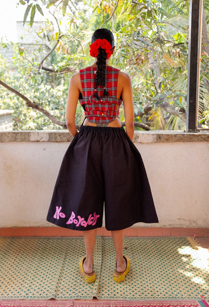 Kantha Boat jorts