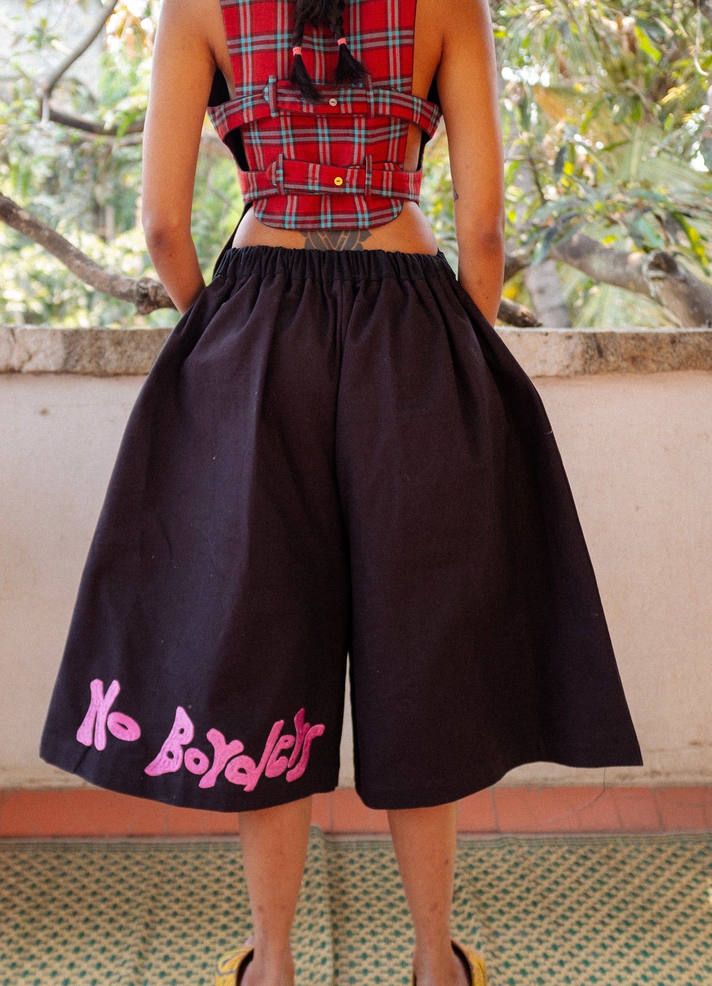 Kantha Boat jorts