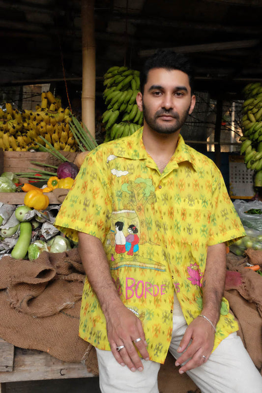 Ikat x Kantha's Love-story Shirt