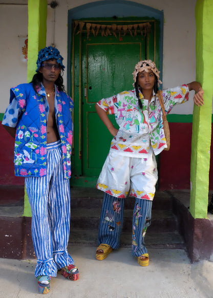 Kantha Village & Lotus Shirt