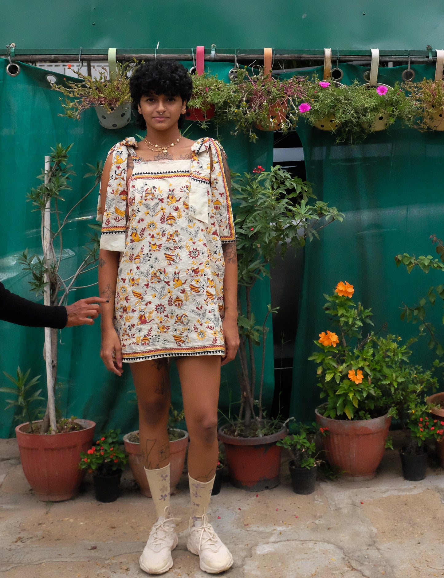 Kantha Folk Embroidery Dress