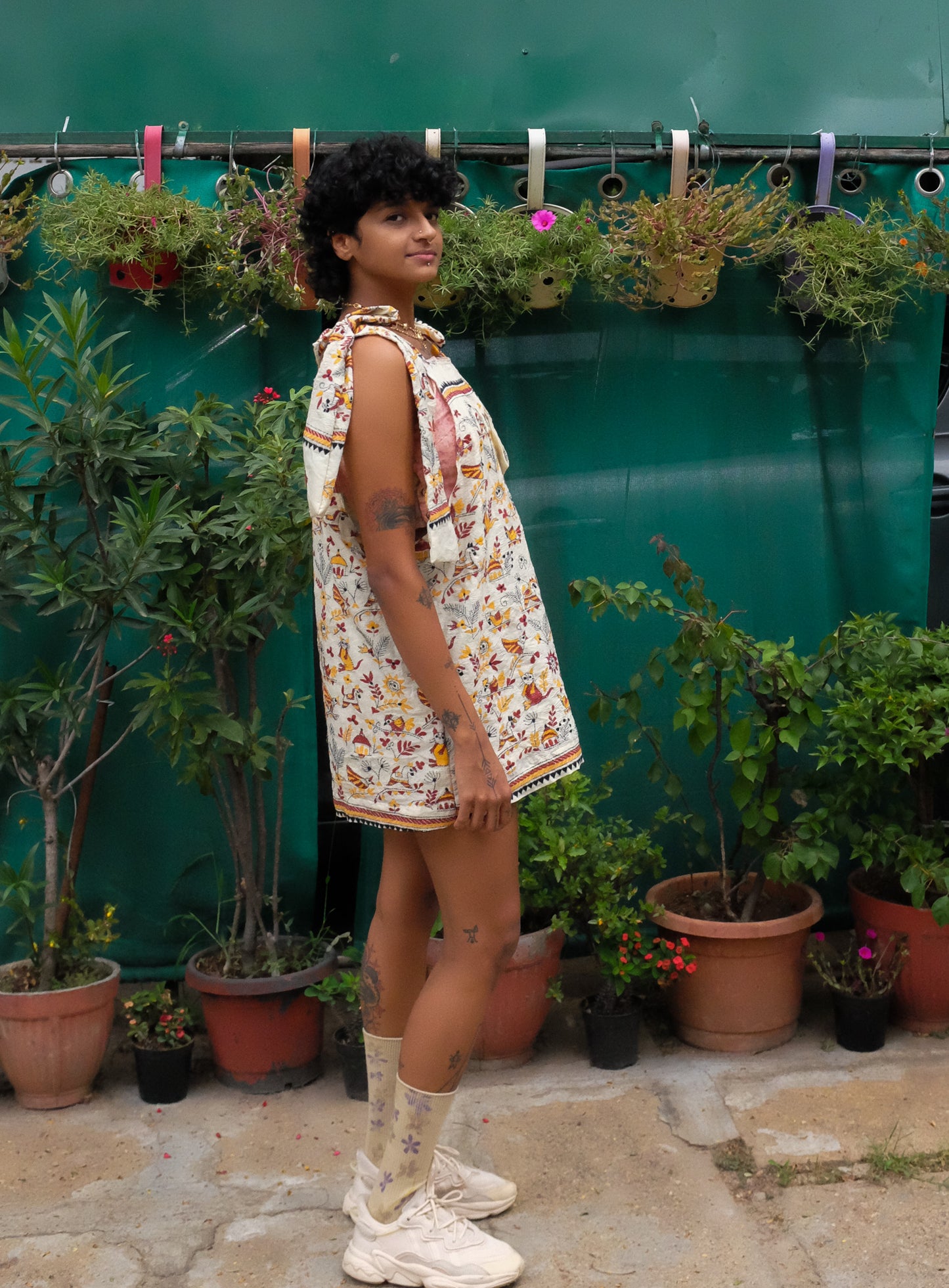 Kantha Folk Embroidery Dress