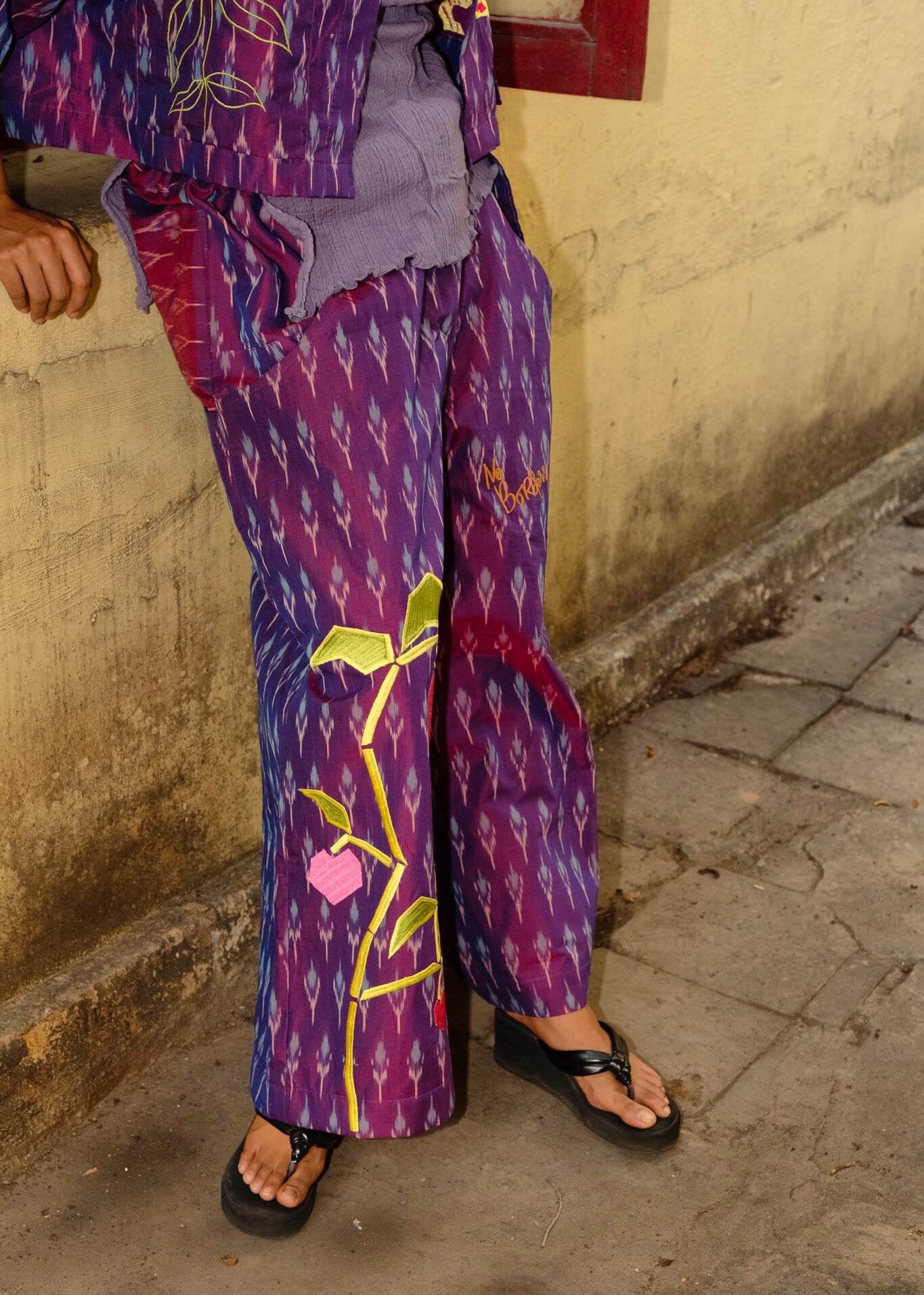Let Love Grow Ikat Shirt & Pant Co-ord Set