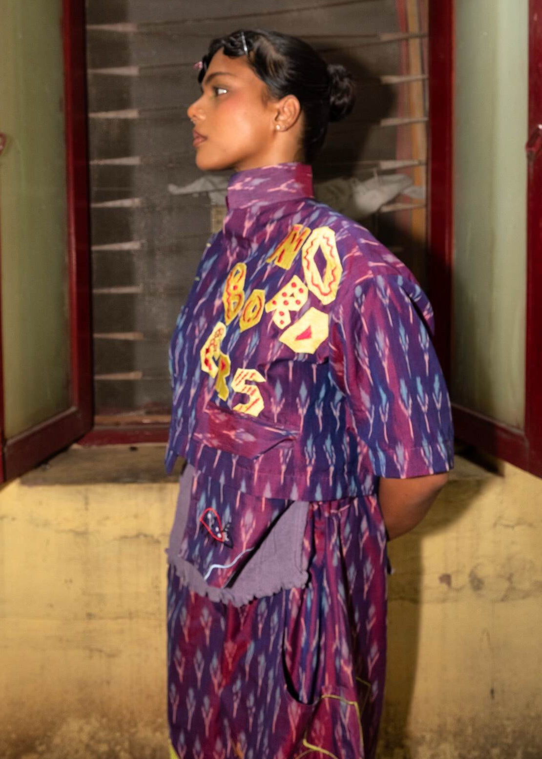 Let Love Grow Ikat Shirt & Pant Co-ord Set