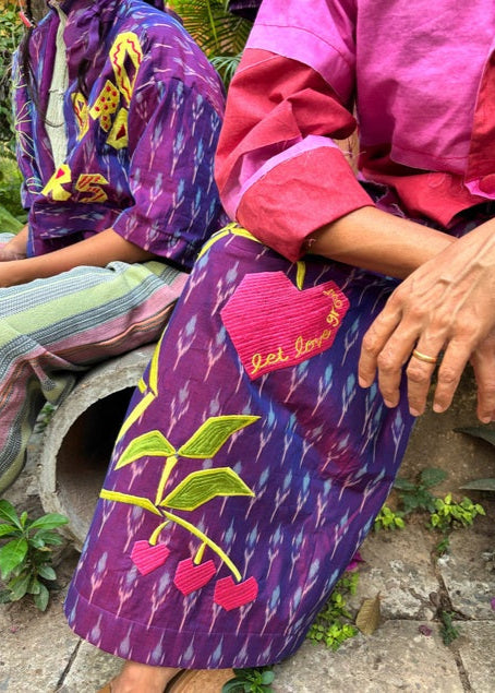 Let love grow Ikat Pants