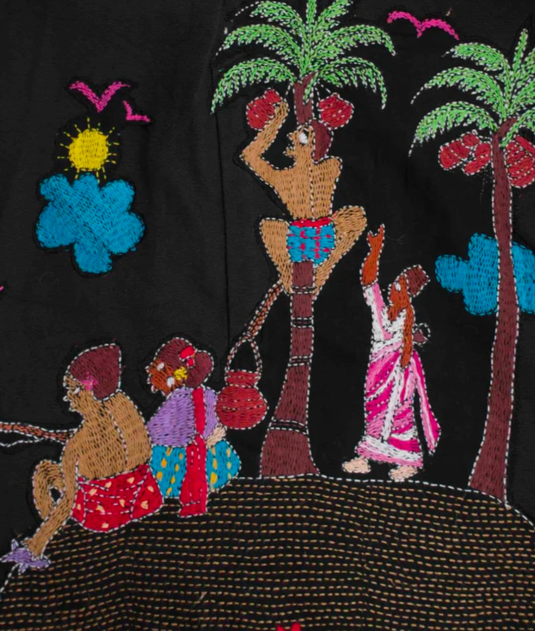 Kantha Boat jorts