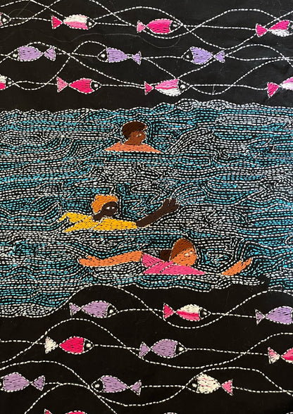 Kantha Boat jorts