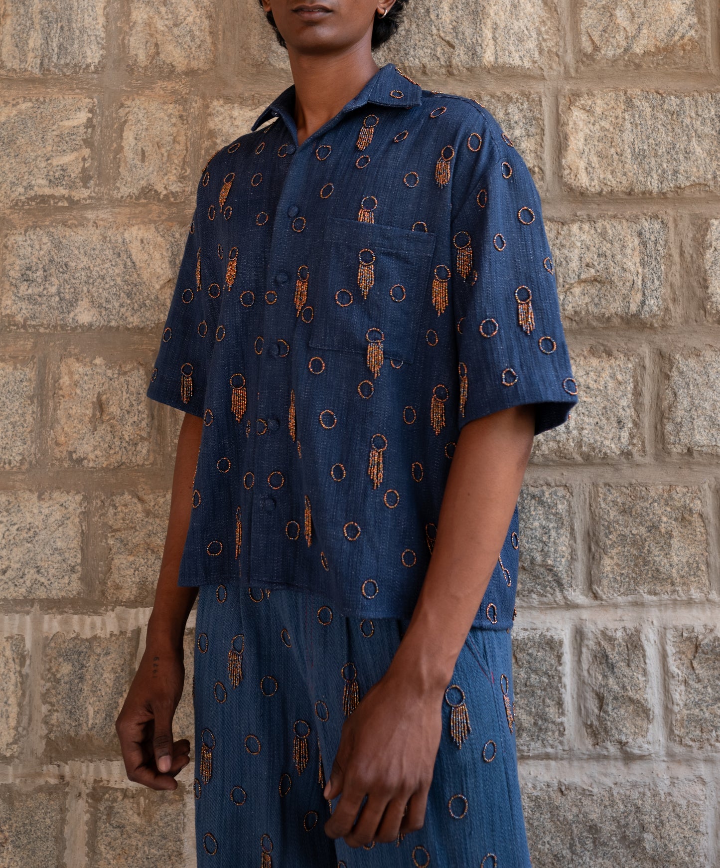 No Borders x Kula Indigo Shirt