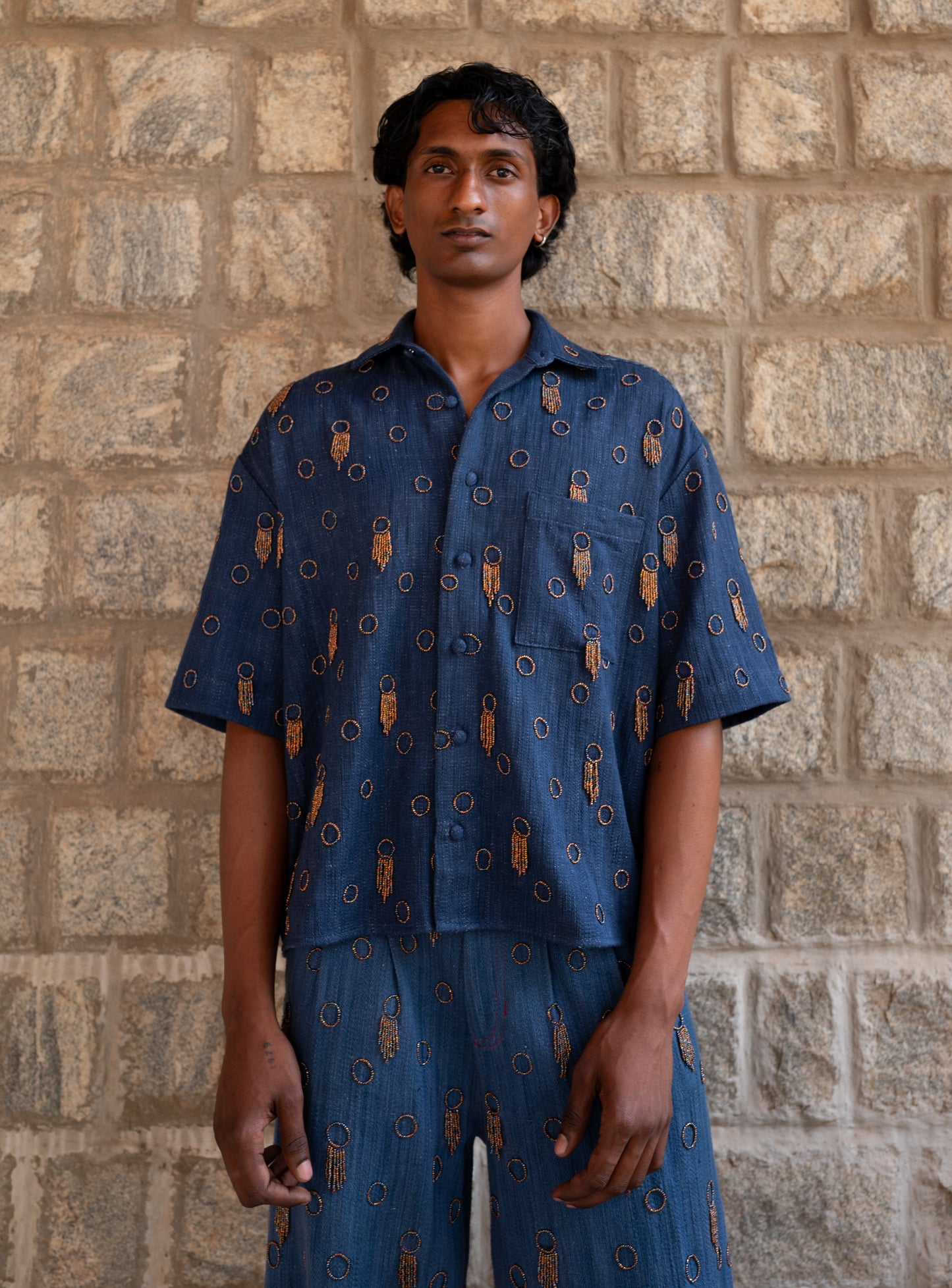 No Borders x Kula Indigo Shirt
