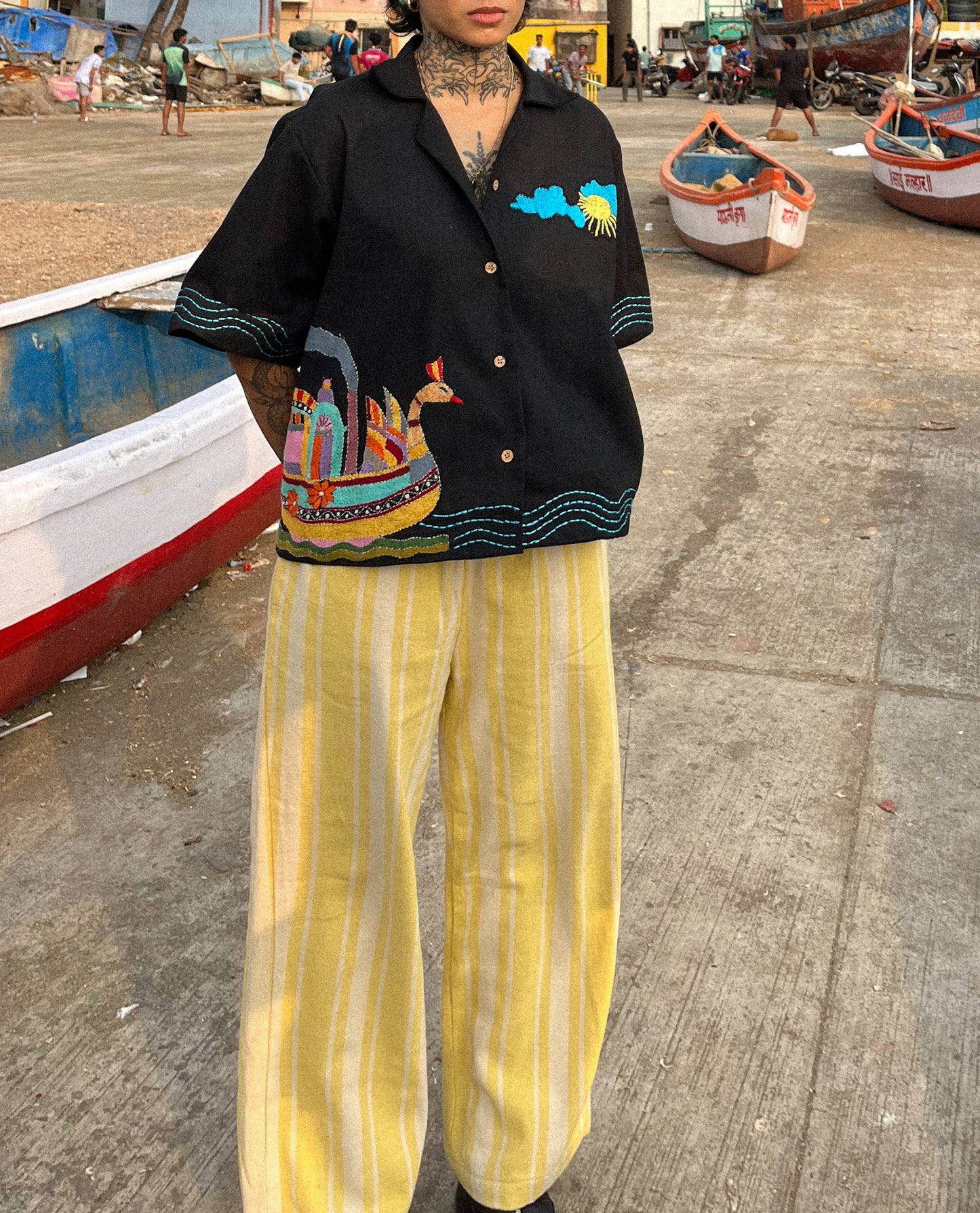 Kantha Boat Shirt