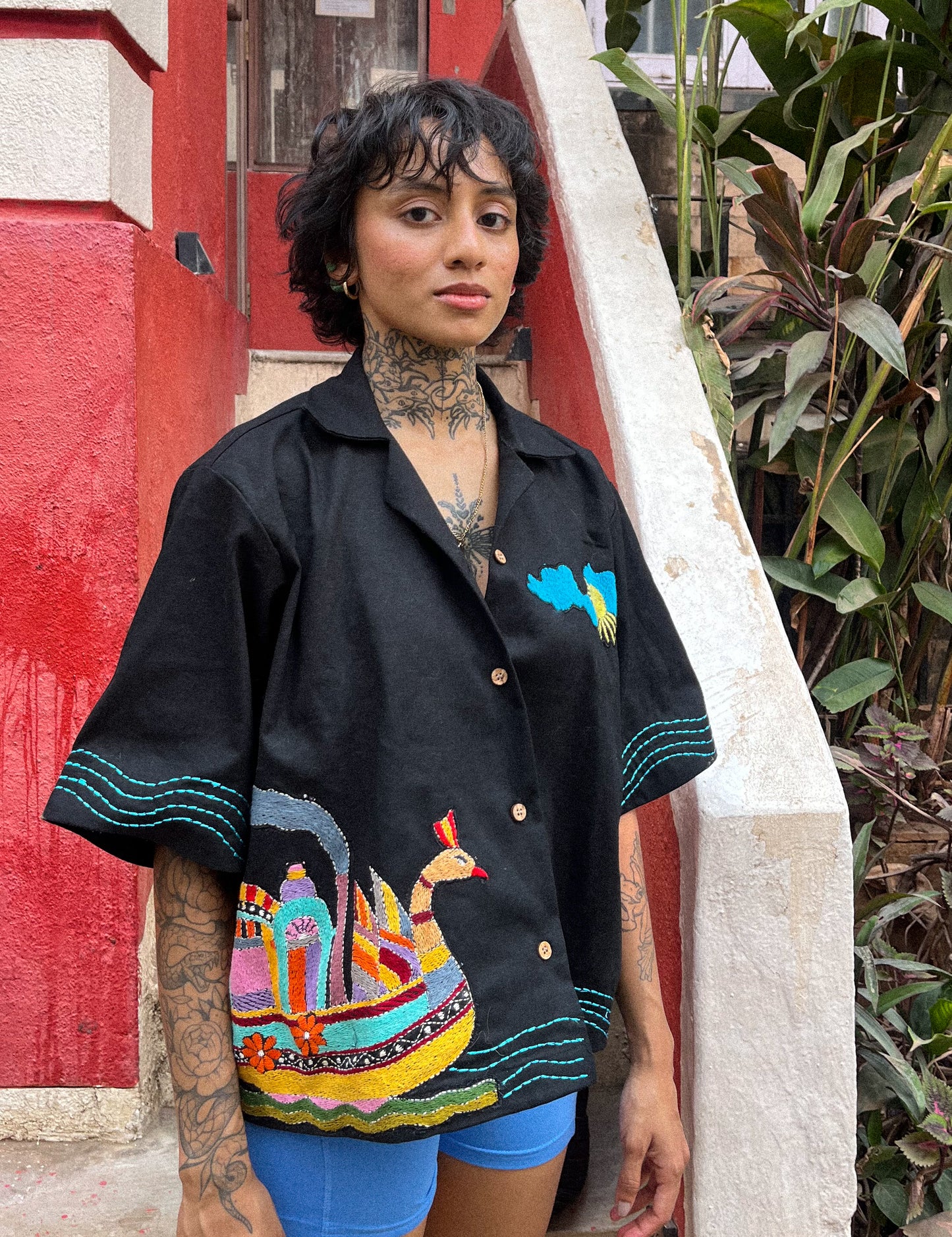Kantha Boat Shirt