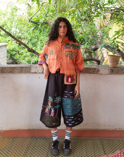 Village crops jacket  (orange)